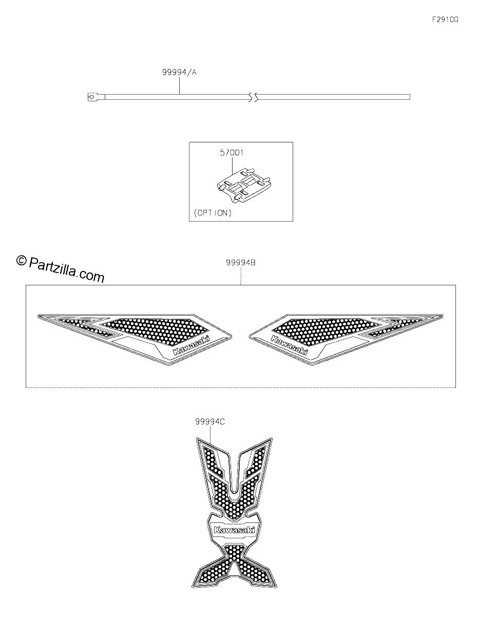 Diagrama de ACCESSORY DECALS