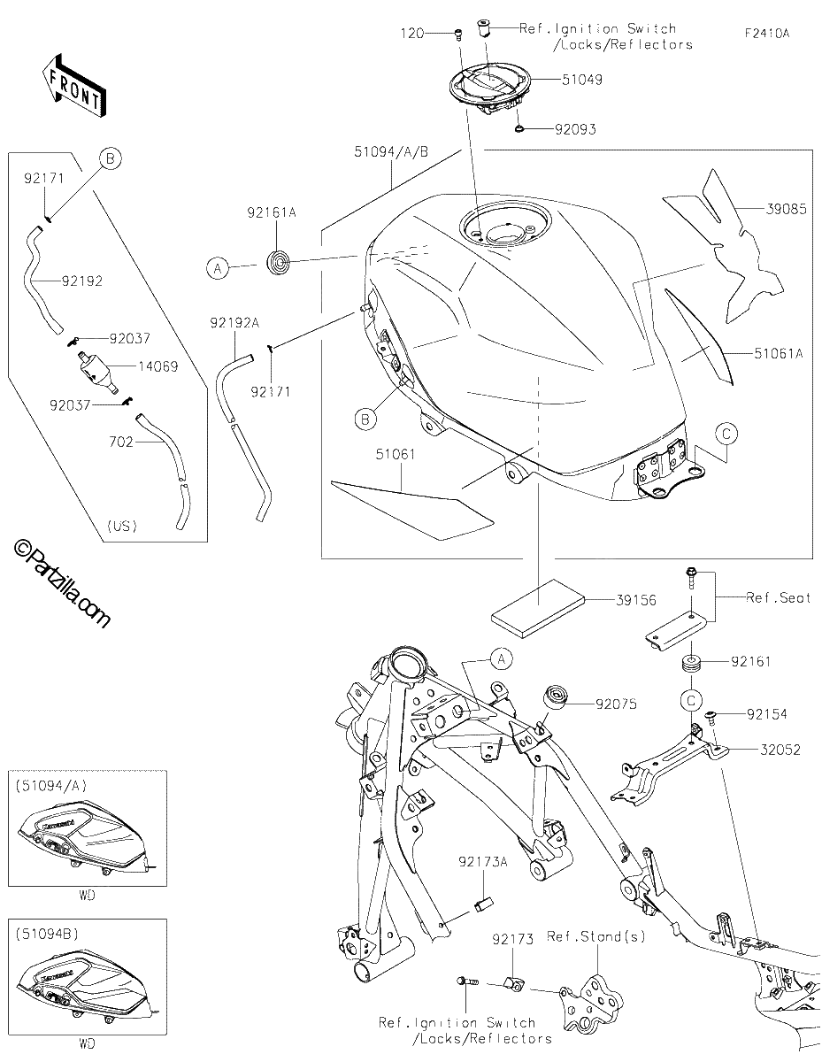 Diagrama de FUEL TANK JTFAN JTFAL