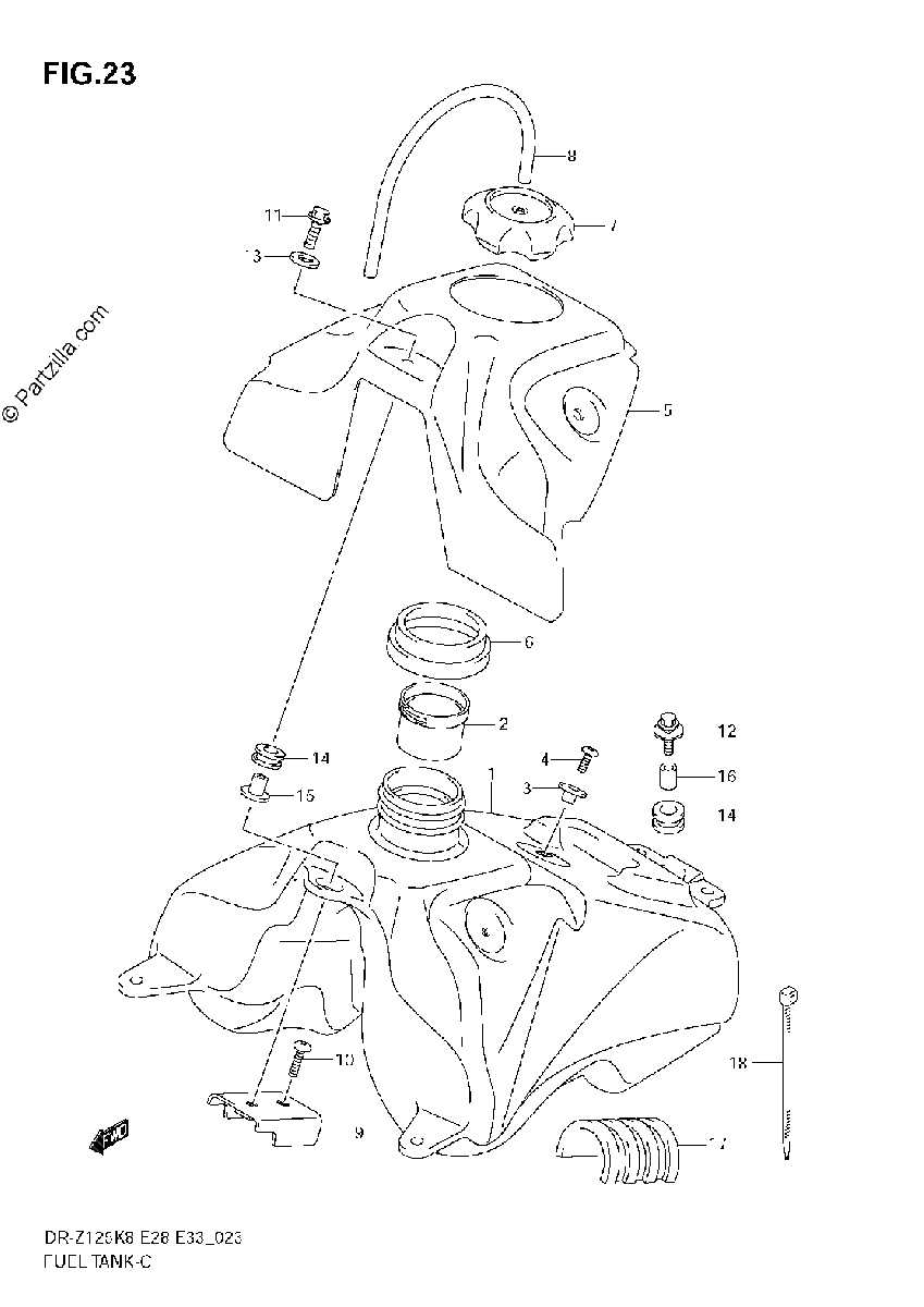 Diagrama de FUEL TANK