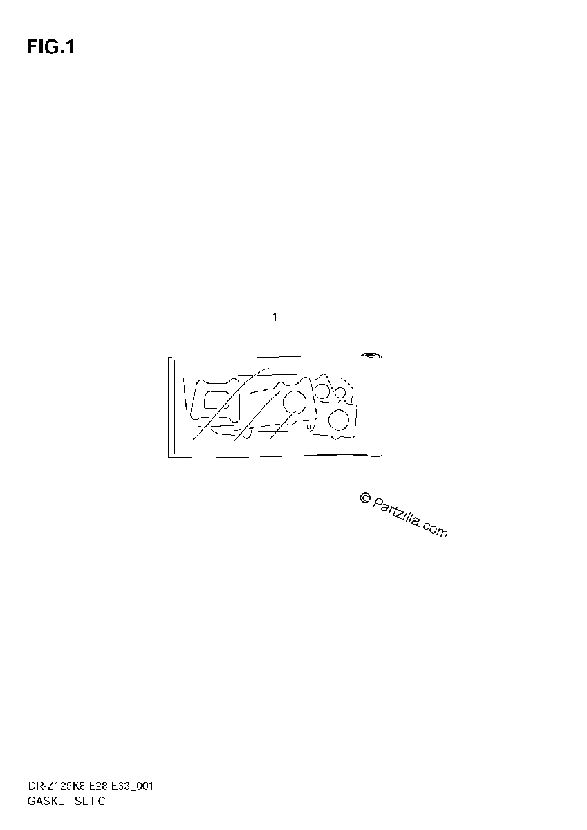 Diagrama de GASKET SET