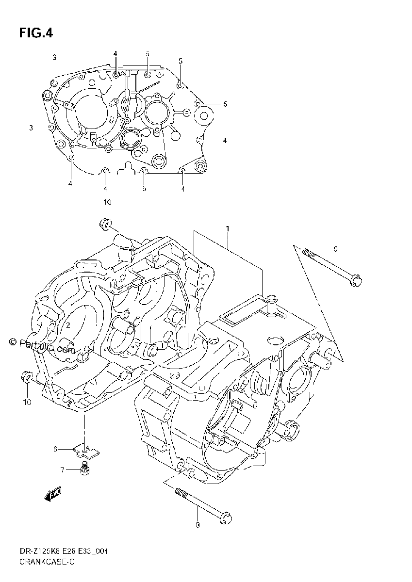 Diagrama de CRANKCASE