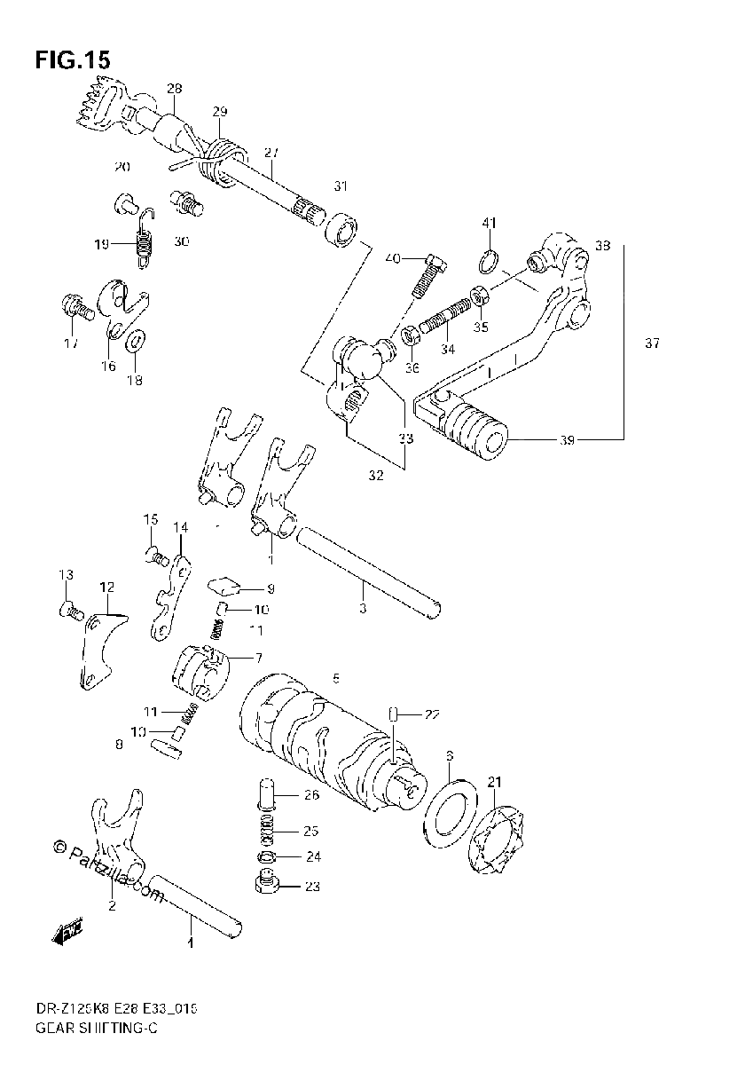 Diagrama de GEAR SHIFTING