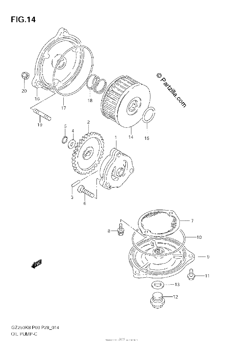 Diagrama de OIL PUMP