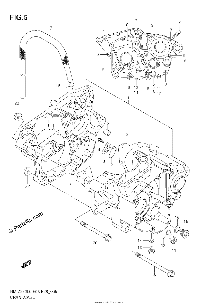 Diagrama de CRANKCASE
