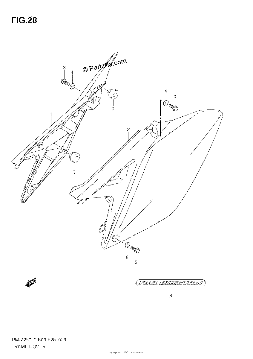 Diagrama de FRAME COVER