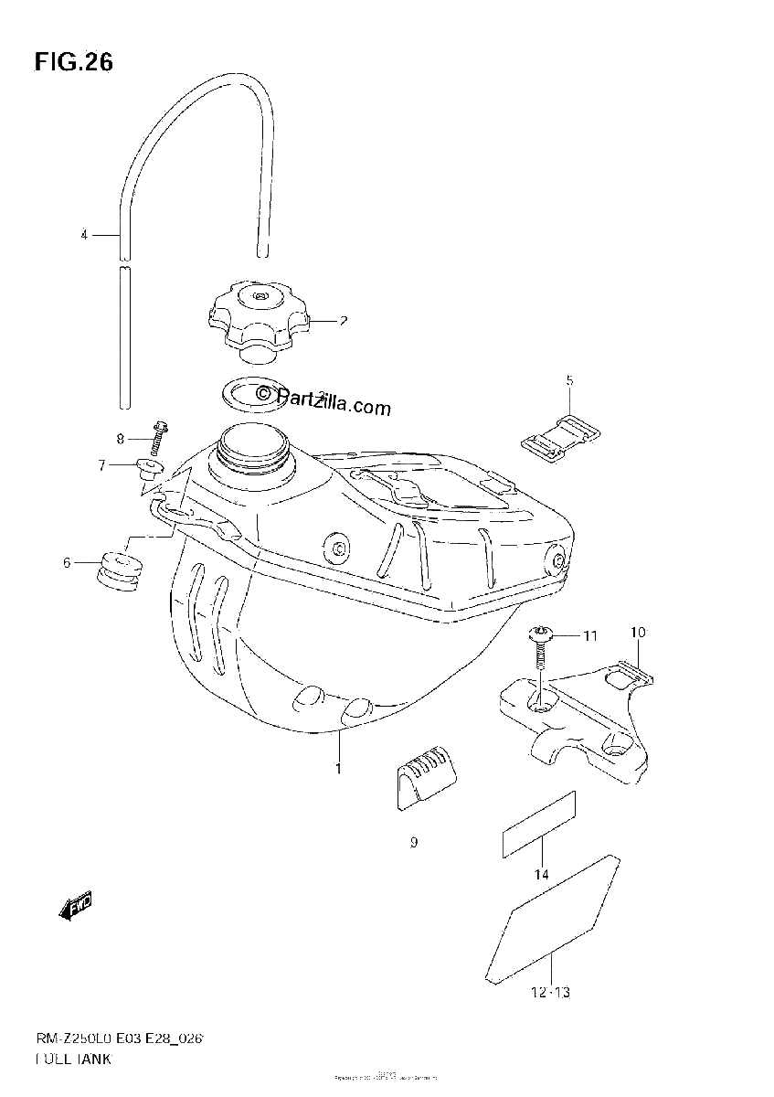 Diagrama de FUEL TANK