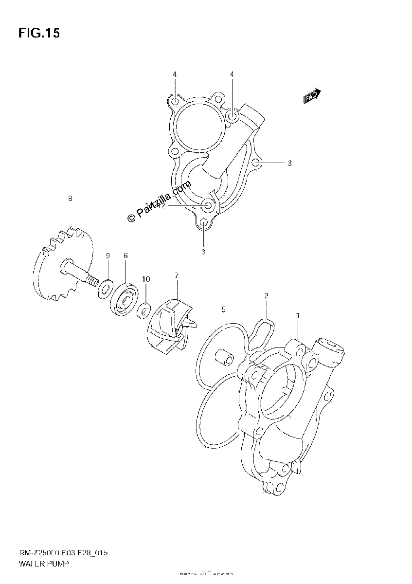 Diagrama de WATER PUMP