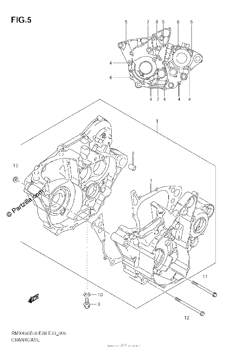 Diagrama de CRANKCASE