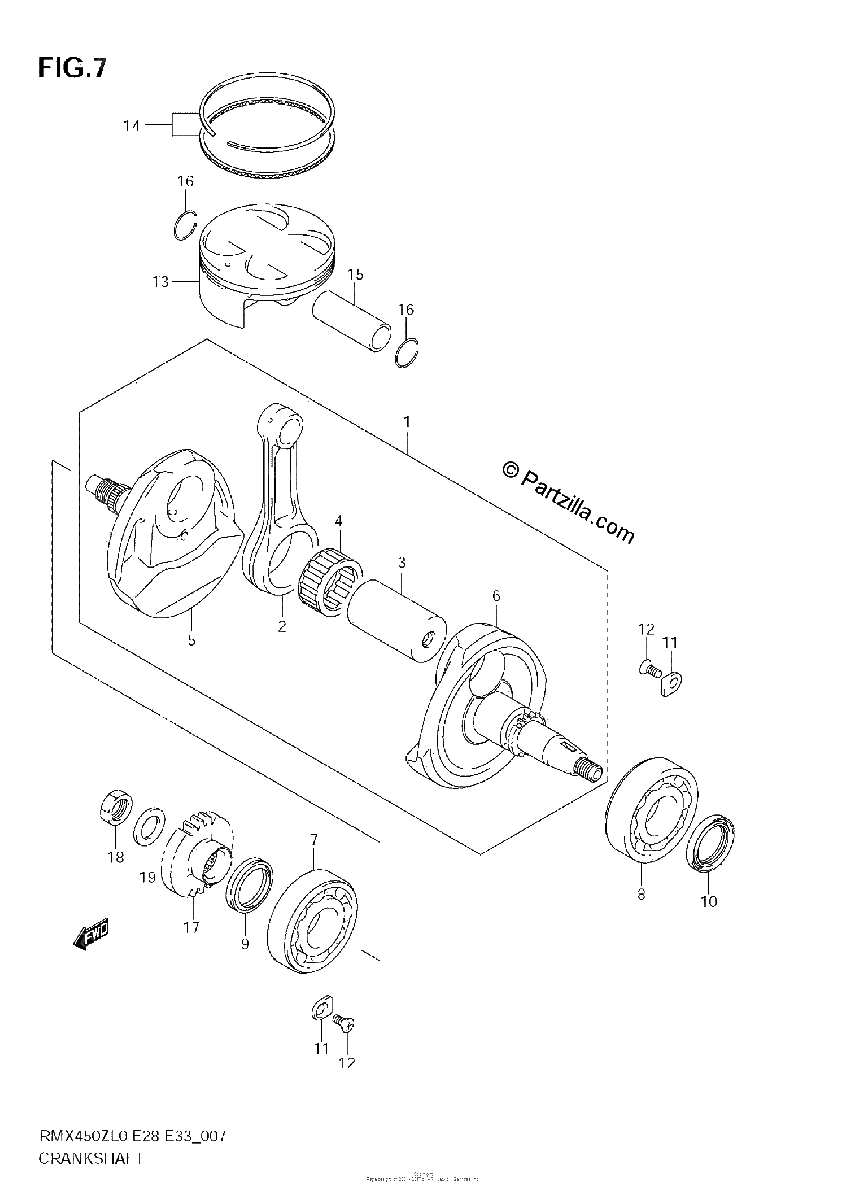 Diagrama de CRANKSHAFT
