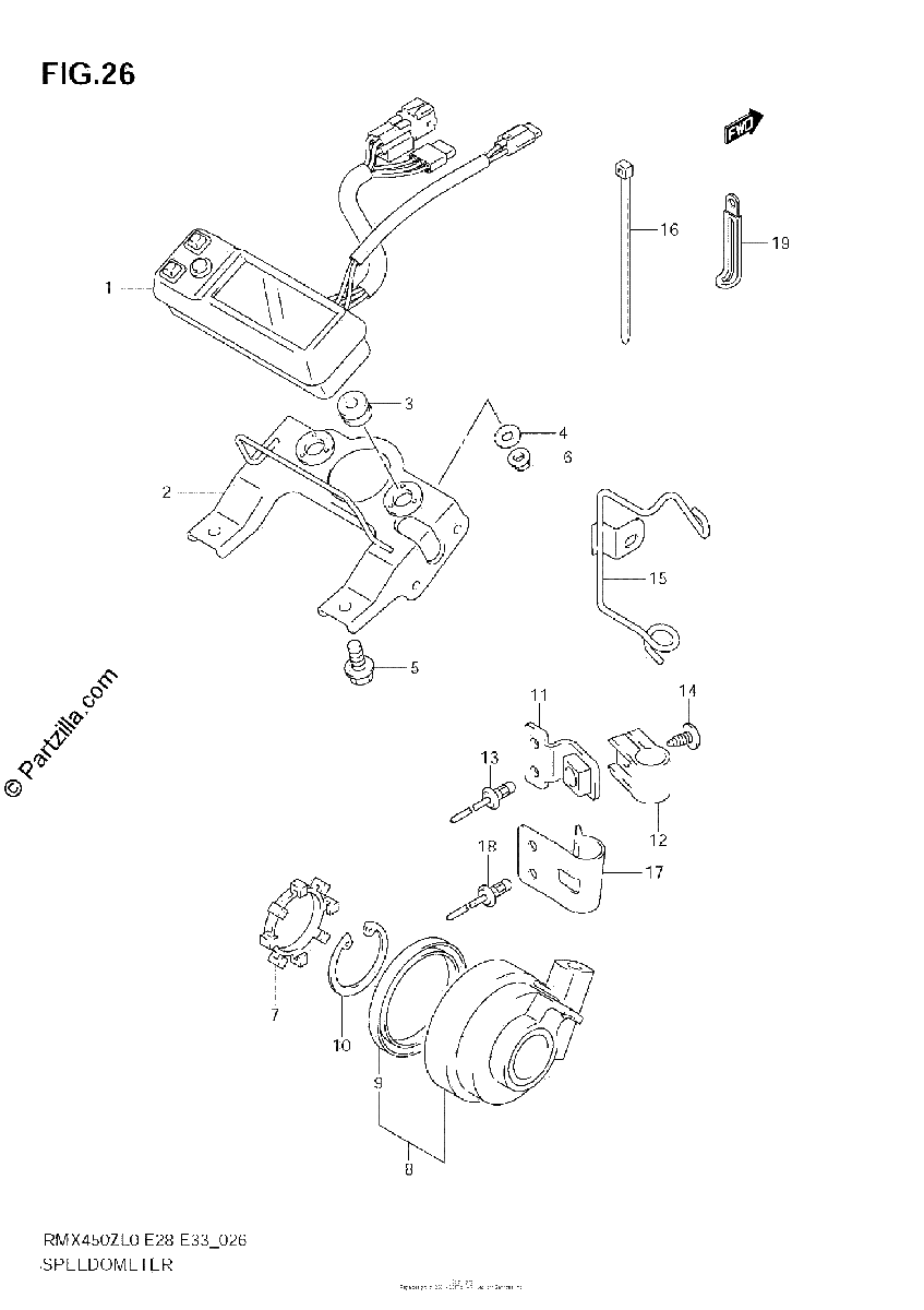 Diagrama de SPEEDOMETER E28
