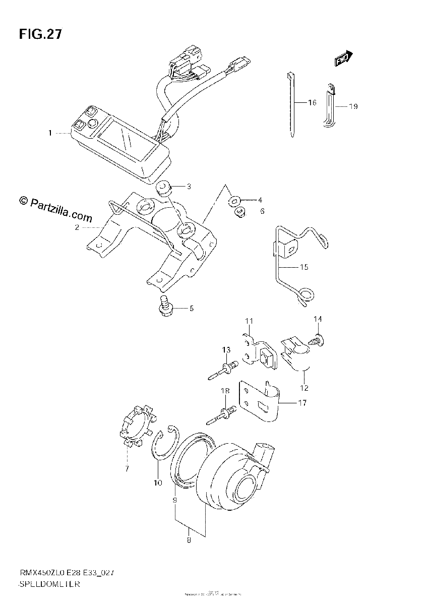 Diagrama de SPEEDOMETER E33