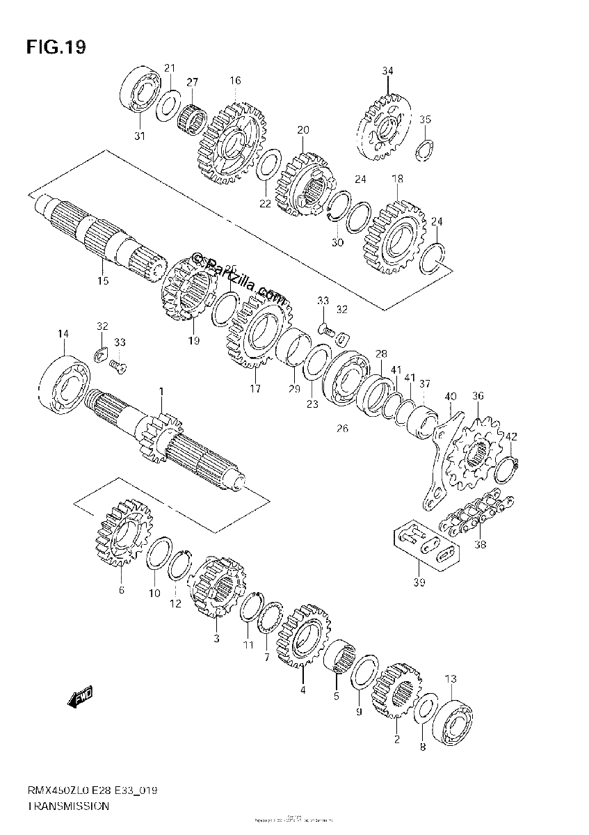 Diagrama de TRANSMISSION