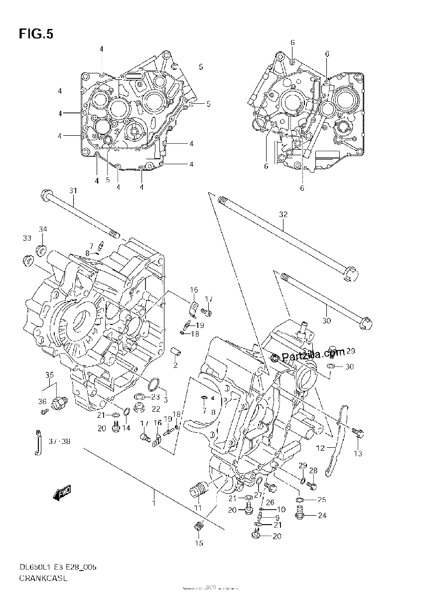 Diagrama de CRANKCASE
