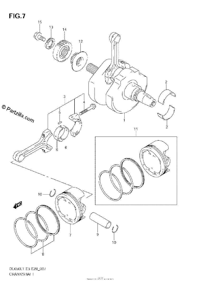 Diagrama de CRANKSHAFT