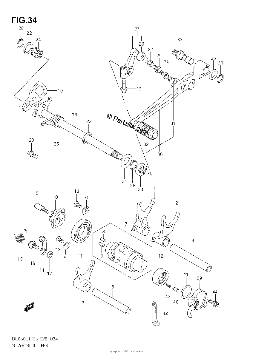 Diagrama de GEAR SHIFTING