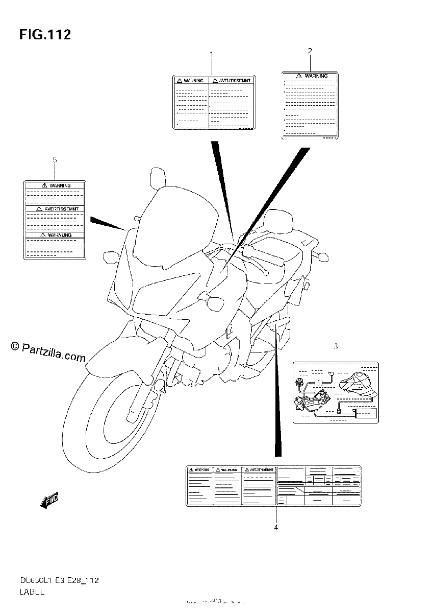 Diagrama de LABEL DL650A L1 E28