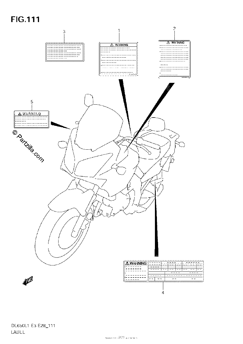 Diagrama de LABEL DL650A L1 E3