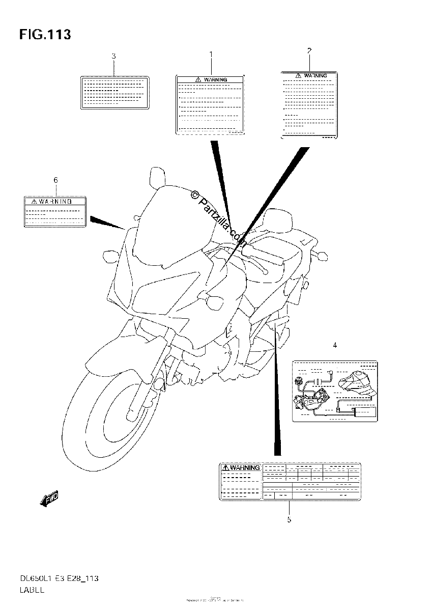 Diagrama de LABEL DL650A L1 E33