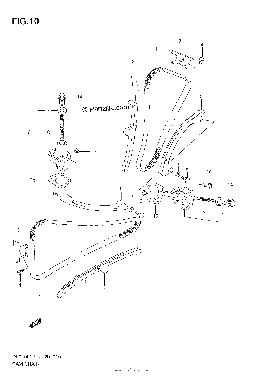 Diagrama de CAM CHAIN