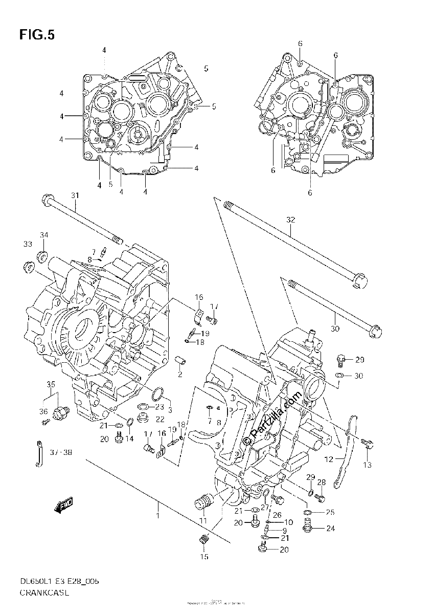 Diagrama de CRANKCASE