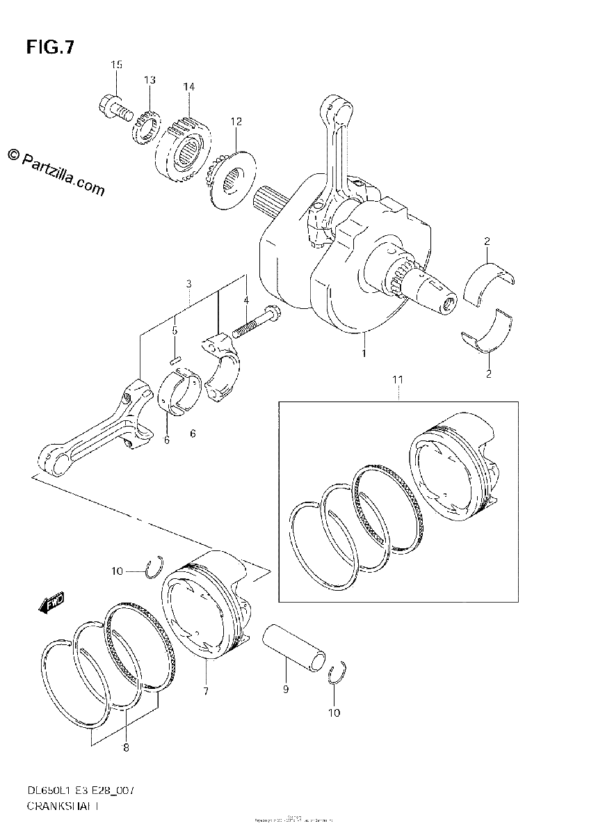 Diagrama de CRANKSHAFT
