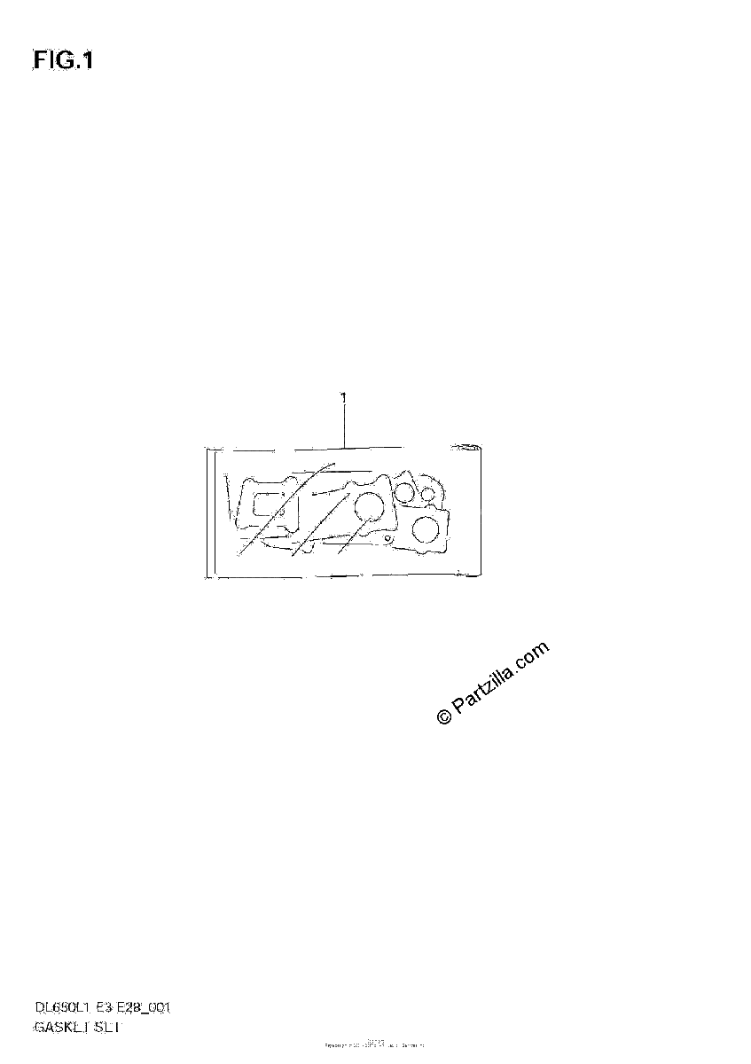 Diagrama de GASKET SET