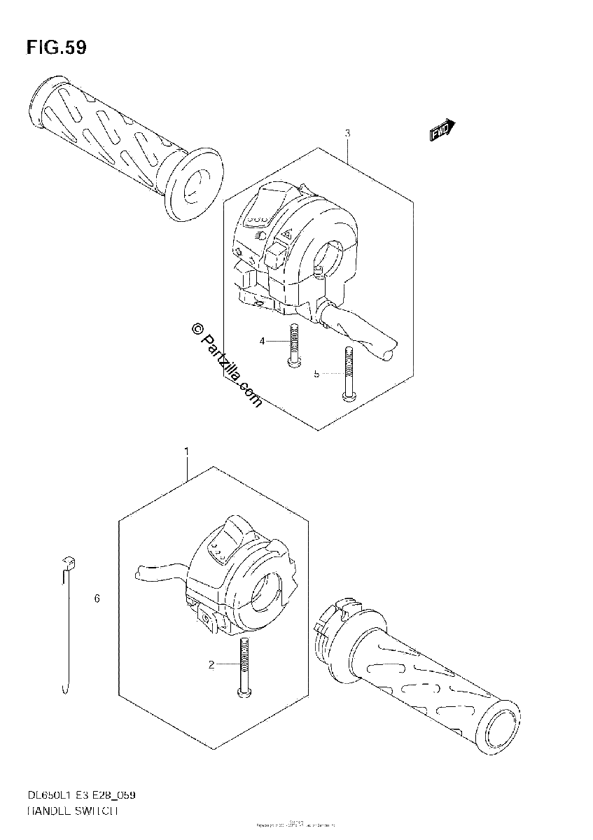Diagrama de HANDLE SWITCH