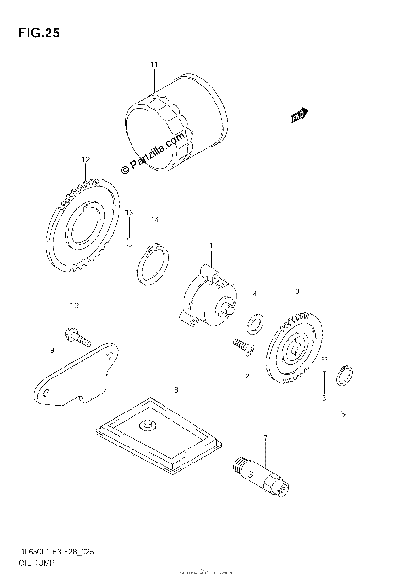 Diagrama de OIL PUMP