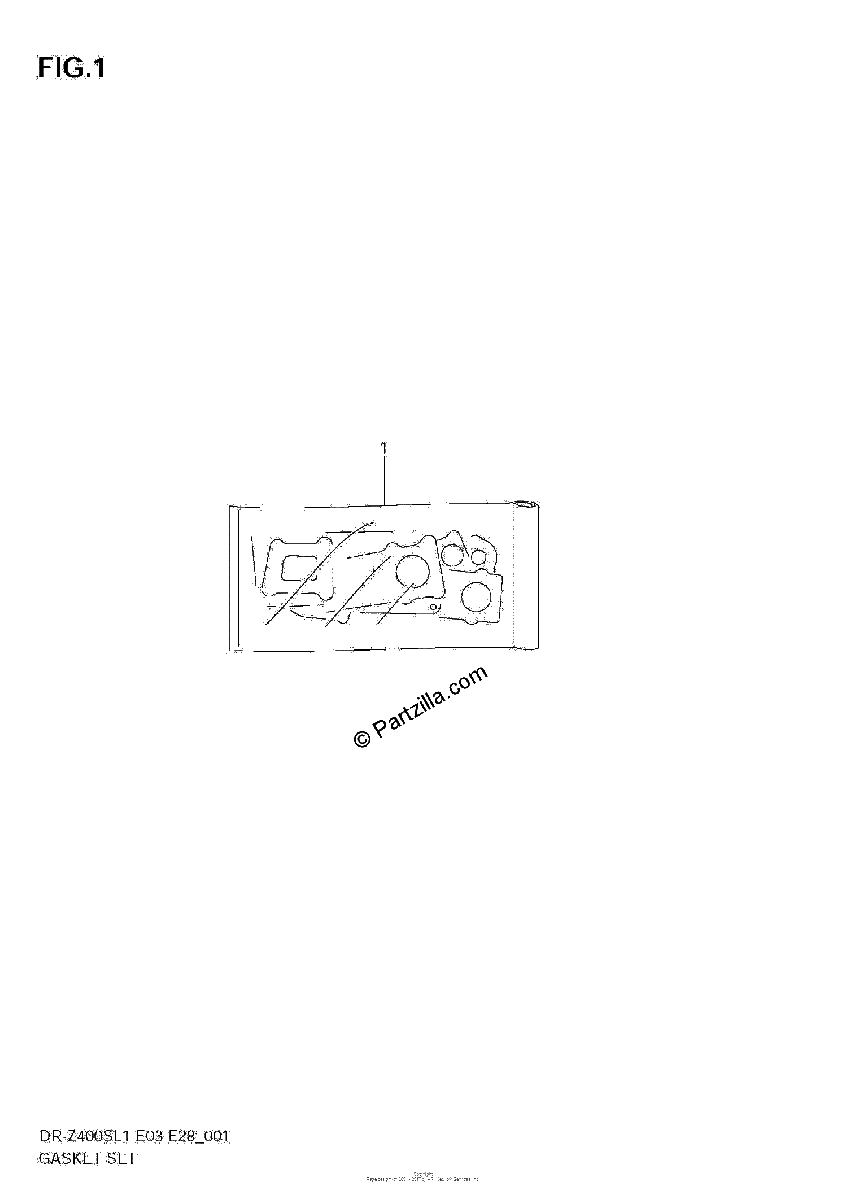 Diagrama de GASKET SET