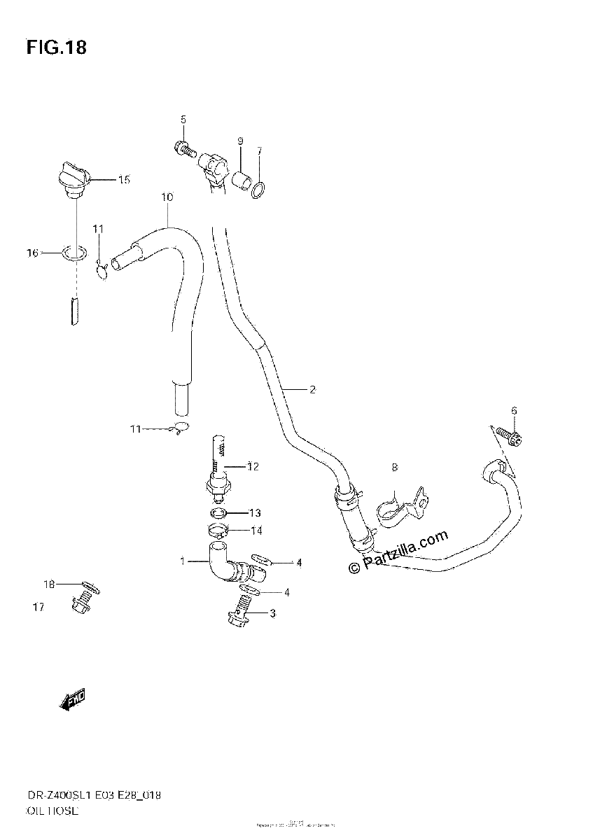 Diagrama de OIL HOSE