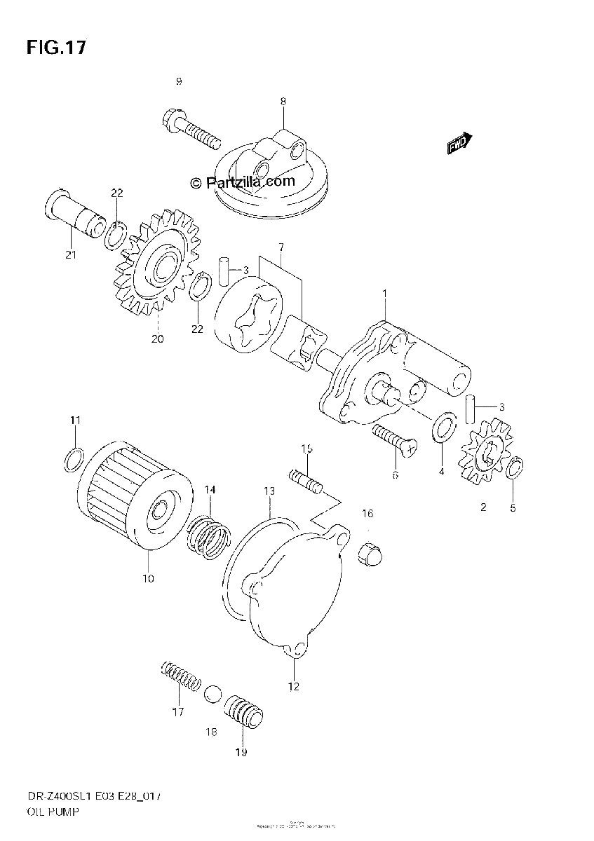 Diagrama de OIL PUMP