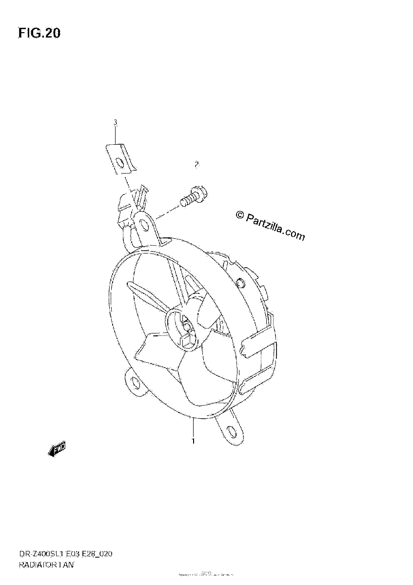 Diagrama de RADIATOR FAN