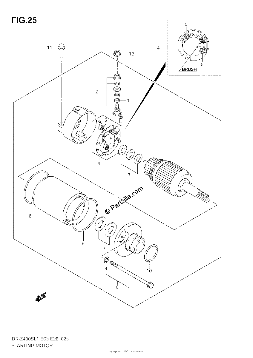 Diagrama de STARTING MOTOR