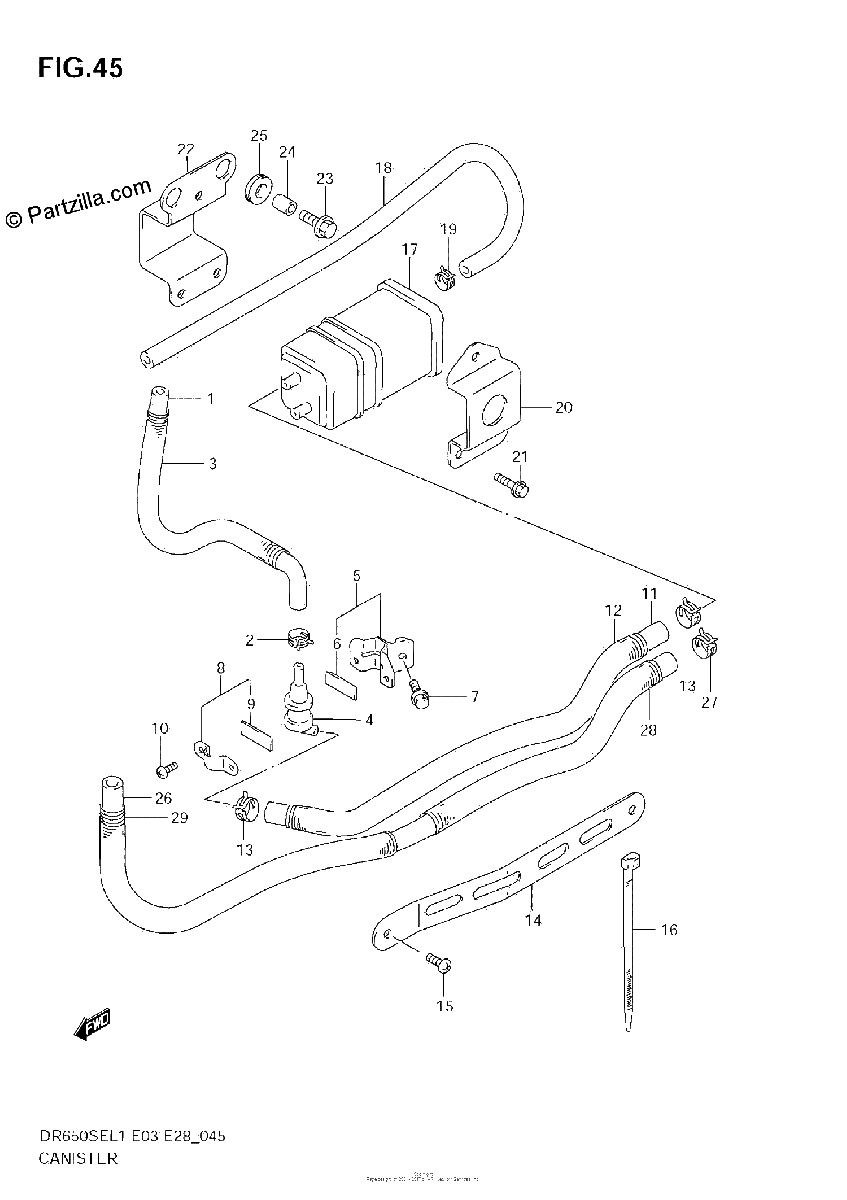 Diagrama de CANISTER E33