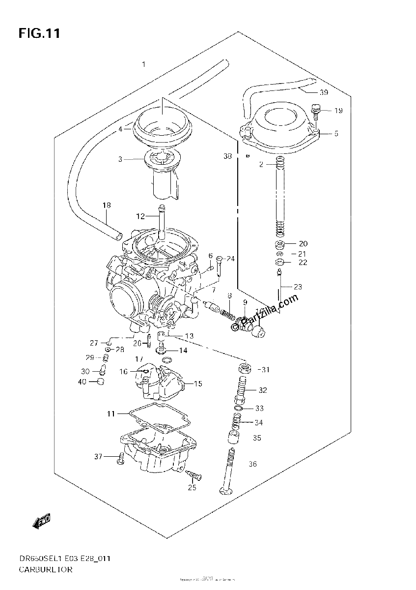 Diagrama de CARBURETOR E3