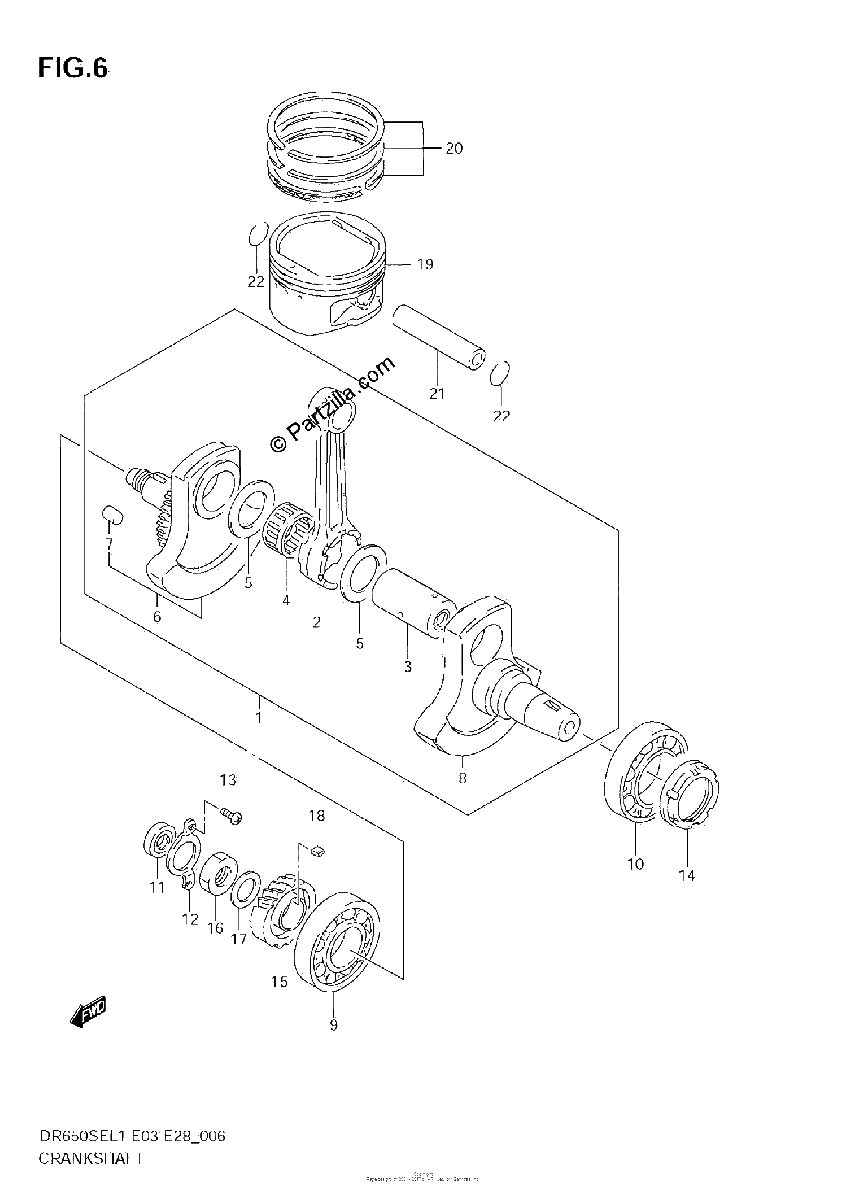 Diagrama de CRANKSHAFT