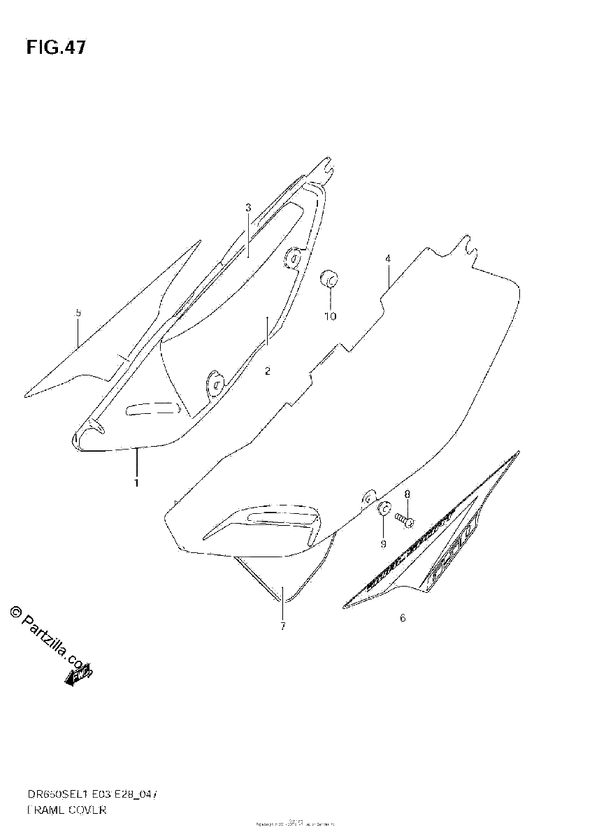 Diagrama de FRAME COVER