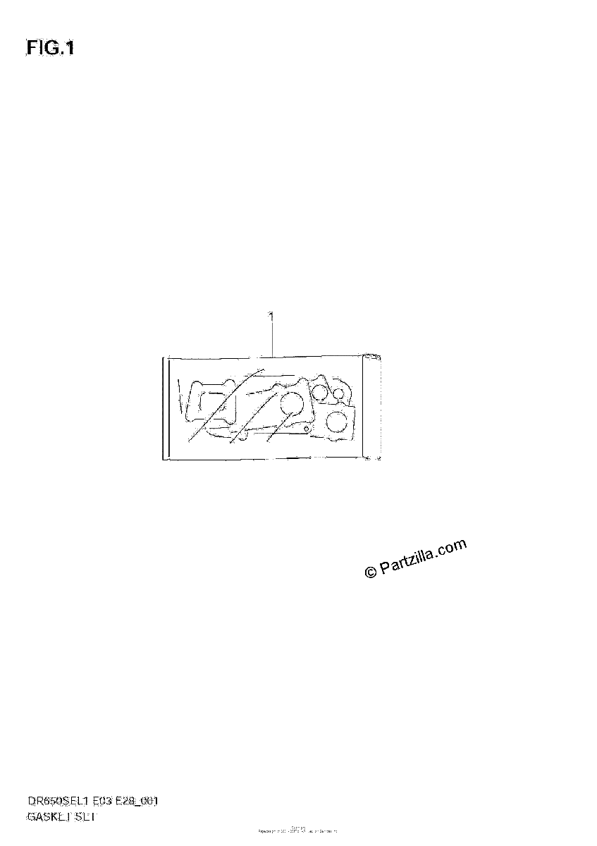 Diagrama de GASKET SET