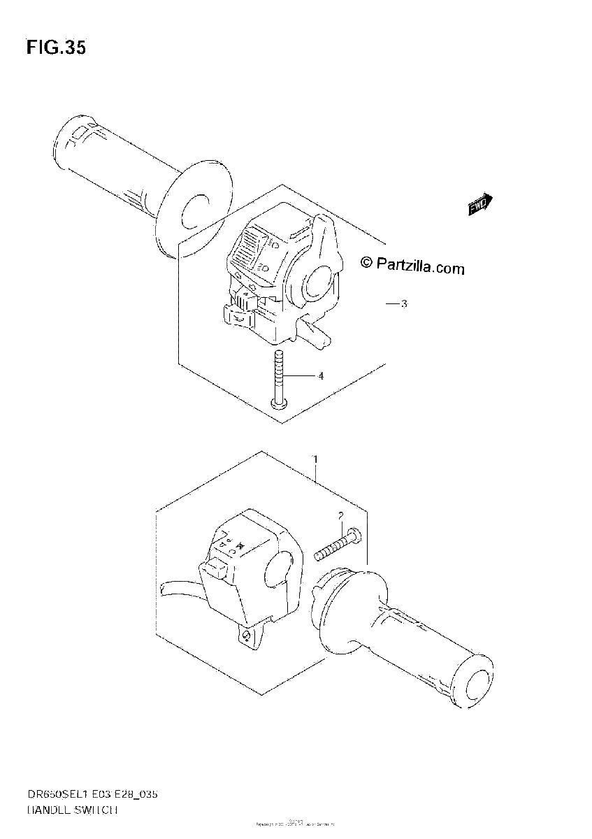 Diagrama de HANDLE SWITCH