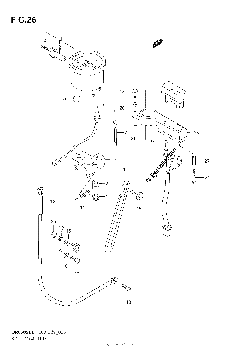 Diagrama de SPEEDOMETER E3