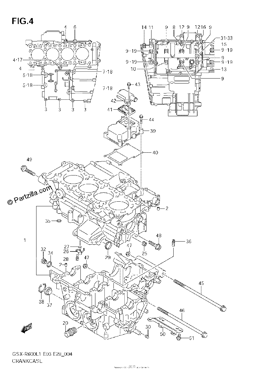 Diagrama de CRANKCASE