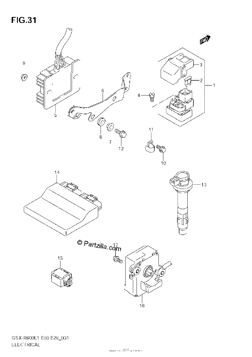 Diagrama de ELECTRICAL E28