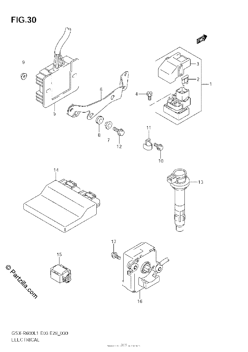 Diagrama de ELECTRICAL E3