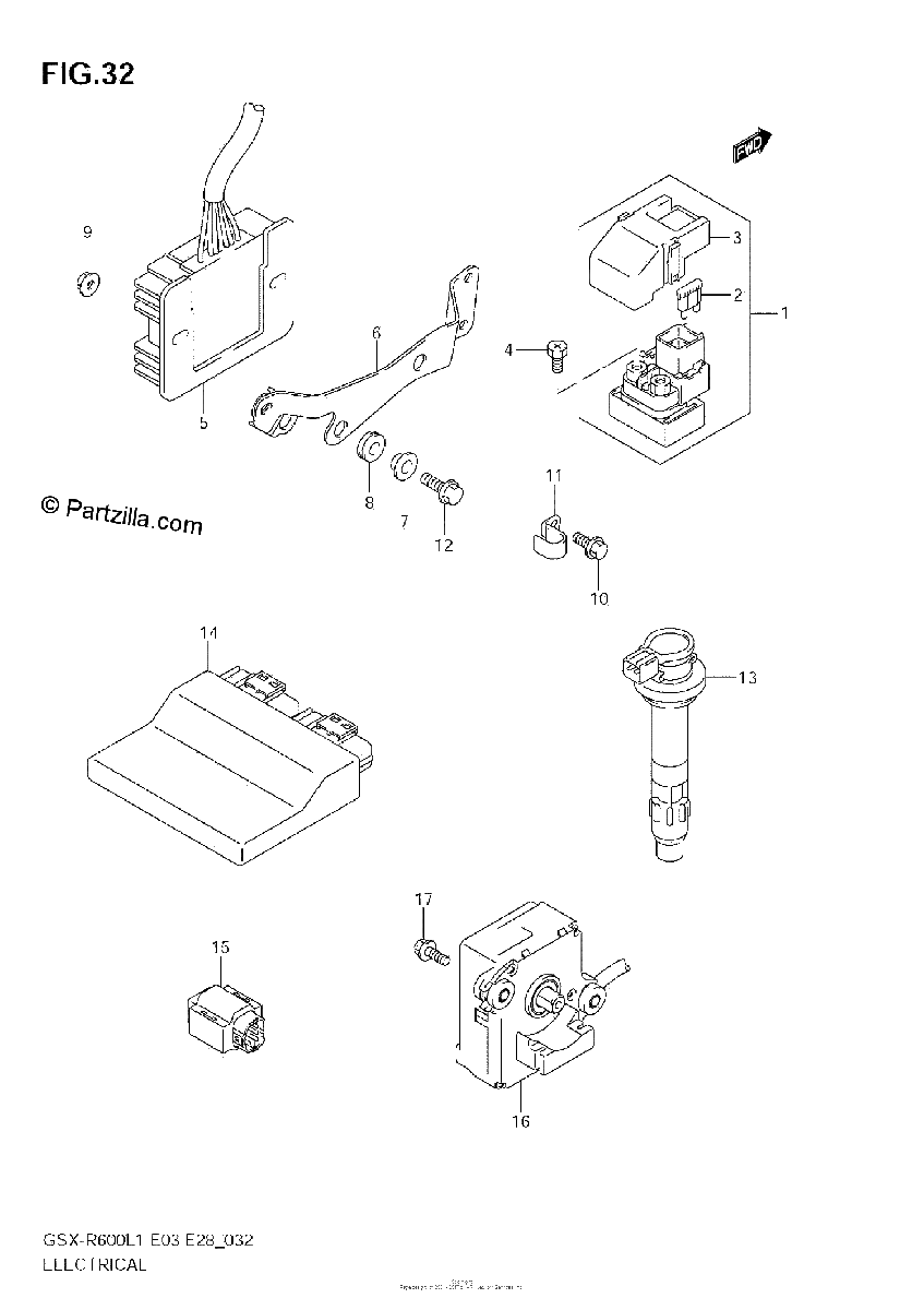 Diagrama de ELECTRICAL E33