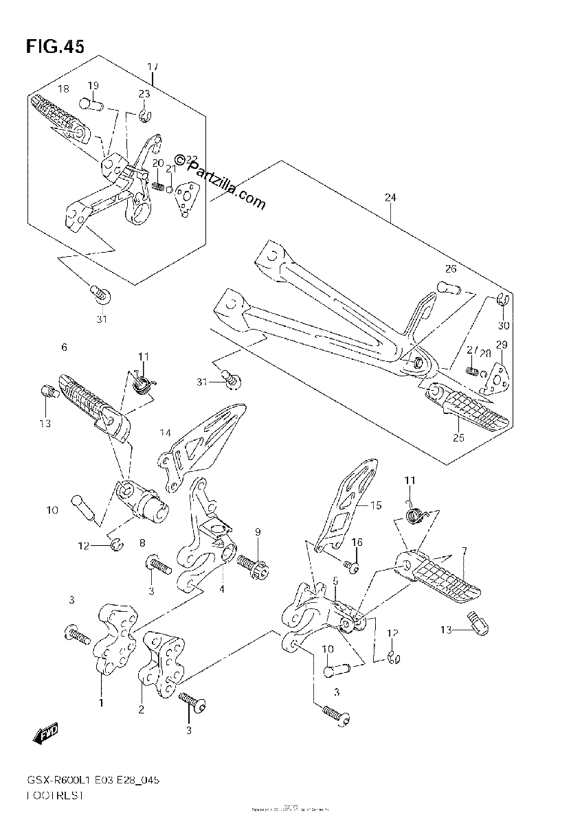Diagrama de FOOTREST