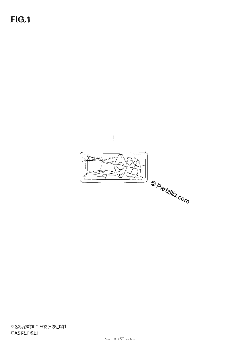 Diagrama de GASKET SET