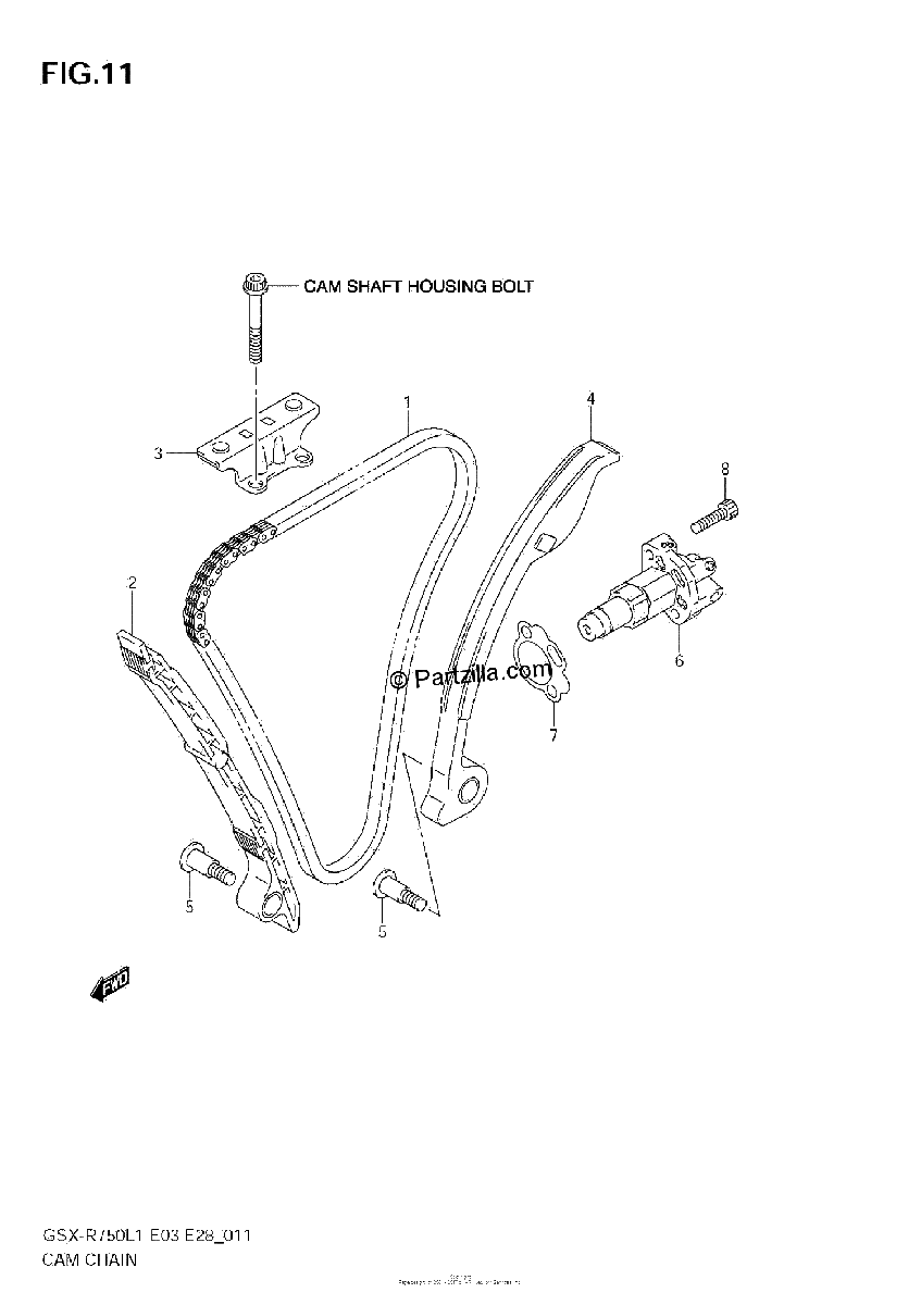 Diagrama de CAM CHAIN