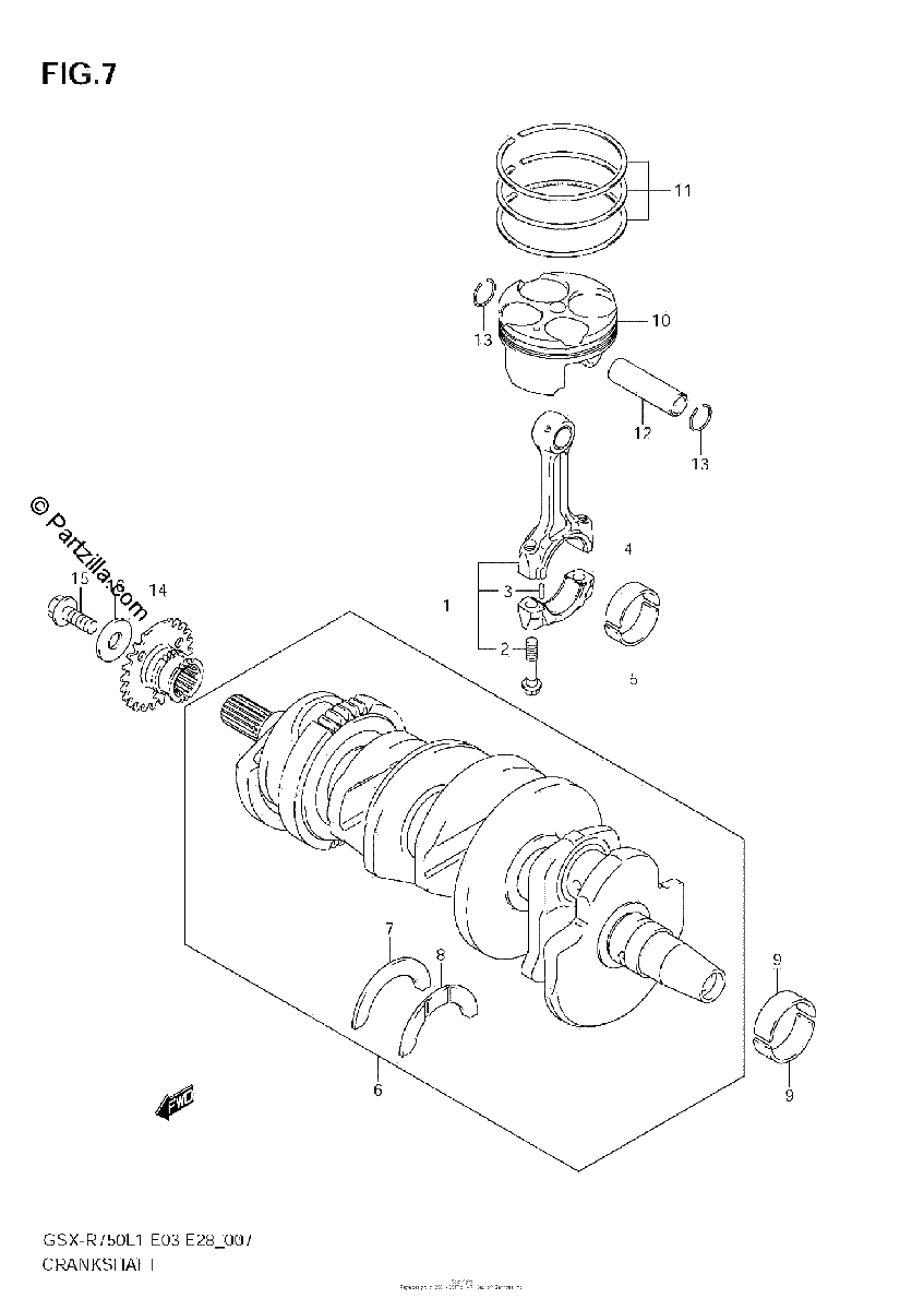 Diagrama de CRANKSHAFT