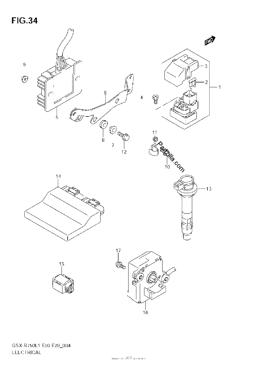 Diagrama de ELECTRICAL E28