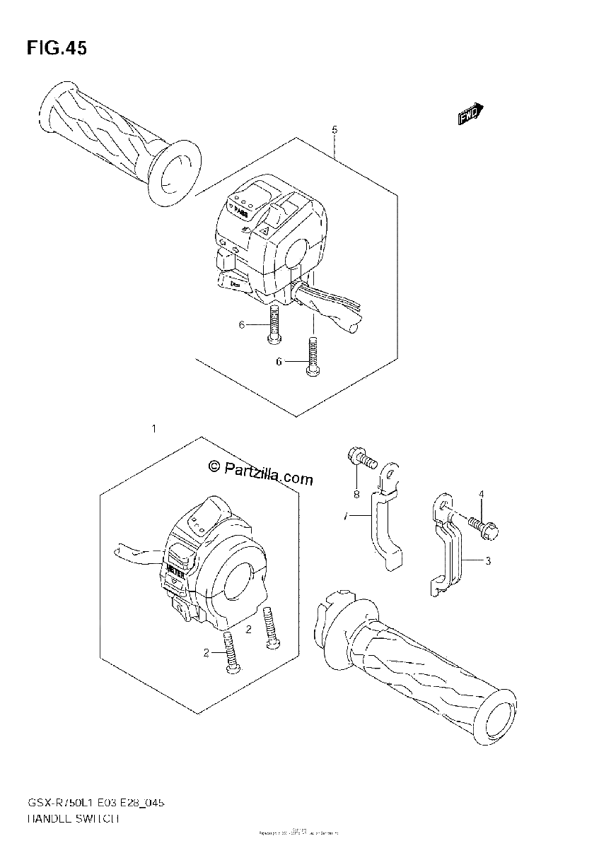 Diagrama de HANDLE SWITCH